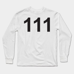 Angel number 111 Long Sleeve T-Shirt